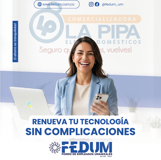 Renueva tu hogar y tu tecnología con el convenio entre FEDUM y PIPA Electrodomésticos